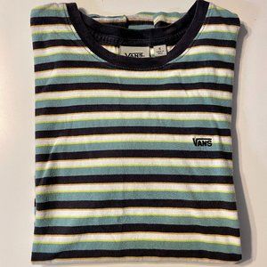 Vans short sleeve soft t-shirt - mens Small - stripes